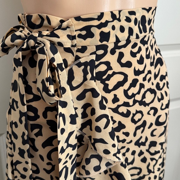 Cheetah Wrap Maxi HAUTE ROGUE | High Low Full Skirt - Picture 11 of 14